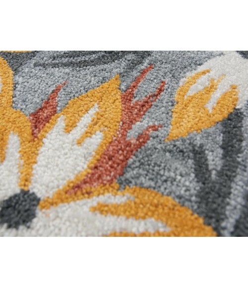 Rugs Town Mirage Charcoal Rug 023103 5 ft. X 7 ft. 6 in. Rectangle - Rugs Town Rugs Town Mirage Charcoal 023103 5 ft. X 7 ft. 6 in. Rectangle Rug