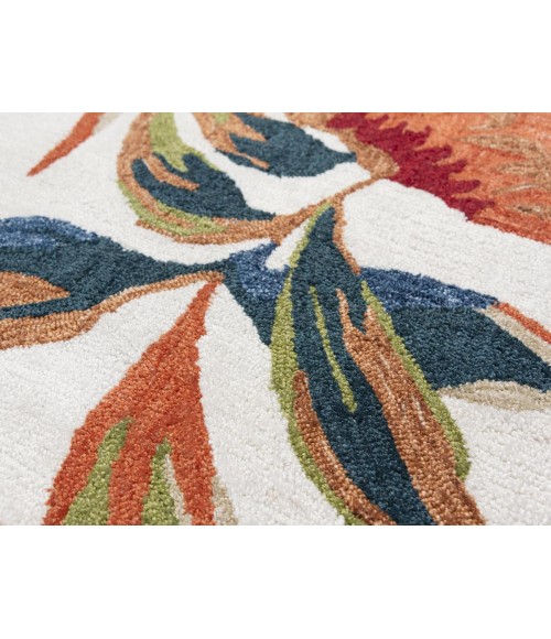 Rugs Town Mirage Ivory 023104 7 ft. 9 in. X 9 ft. 9 in. Rectangle Rug