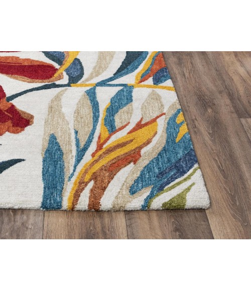 Rugs Town Mirage Ivory 023104 7 ft. 9 in. X 9 ft. 9 in. Rectangle Rug