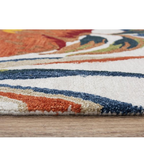 Rugs Town Mirage Ivory 023104 7 ft. 9 in. X 9 ft. 9 in. Rectangle Rug