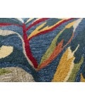 Rugs Town Mirage Dark Blue Rug 023105 7 ft. 9 in. X 9 ft. 9 in. Rectangle - Rugs Town Rugs Town Mirage Dark Blue 023105 7 ft. 9 in. X 9 ft. 9 in. Rectangle Rug