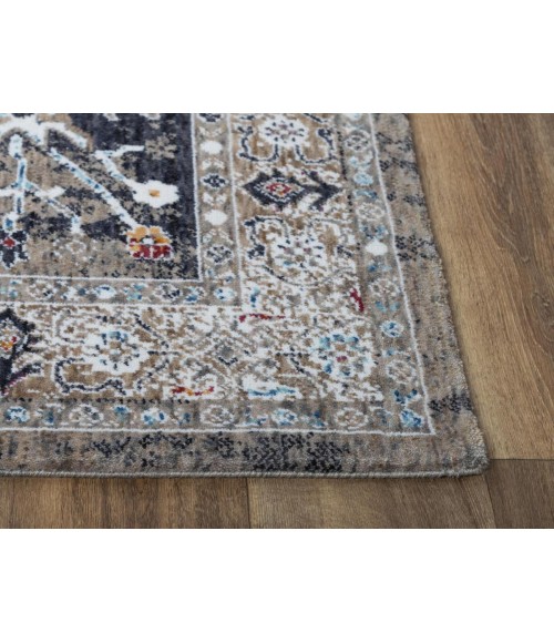 Rugs Town Sanction Charcoal Rug 025109 10 ft. X 13 ft. Rectangle - Rugs Town Rugs Town Sanction Charcoal 025109 10 ft. X 13 ft. Rectangle Rug