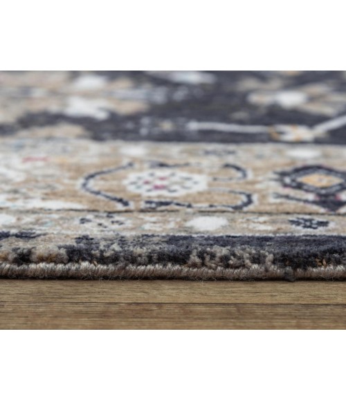 Rugs Town Sanction Charcoal Rug 025109 10 ft. X 13 ft. Rectangle - Rugs Town Rugs Town Sanction Charcoal 025109 10 ft. X 13 ft. Rectangle Rug