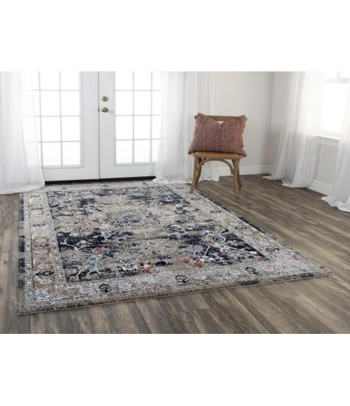 Rugs Town Sanction Charcoal Rug 025109 10 ft. X 13 ft. Rectangle - Rugs Town Rugs Town Sanction Charcoal 025109 10 ft. X 13 ft. Rectangle Rug