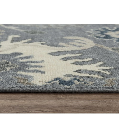 Rugs Town Mila Grey 027101 6 ft. X 9 ft. Rectangle Rug