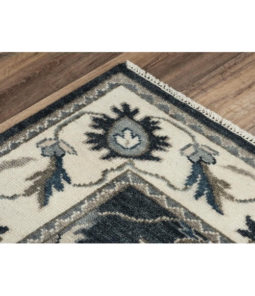 Rugs Town Mila Charcoal Rug 027107 6 ft. X 9 ft. Rectangle - Rugs Town Rugs Town Mila Charcoal 027107 6 ft. X 9 ft. Rectangle Rug