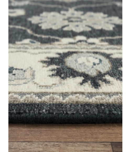 Rugs Town Mila Charcoal Rug 027107 6 ft. X 9 ft. Rectangle - Rugs Town Rugs Town Mila Charcoal 027107 6 ft. X 9 ft. Rectangle Rug