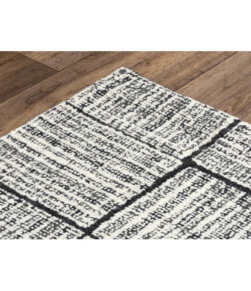 Rugs Town Wondrous Charcoal Rug 111101 8 ft. 6 in. X 11 ft. 6 in. Rectangle - Rugs Town Rugs Town Wondrous Charcoal 111101 8 ft. 6 in. X 11 ft. 6 in. Rectangle Rug