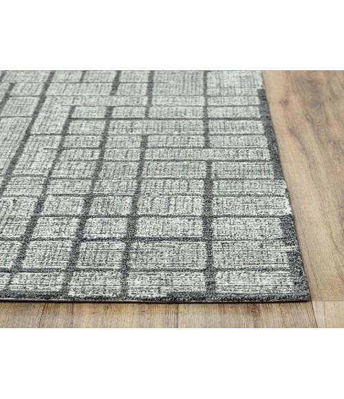 Rugs Town Wondrous Charcoal Rug 111113 8 ft. 6 in. X 11 ft. 6 in. Rectangle - Rugs Town Rugs Town Wondrous Charcoal 111113 8 ft. 6 in. X 11 ft. 6 in. Rectangle Rug