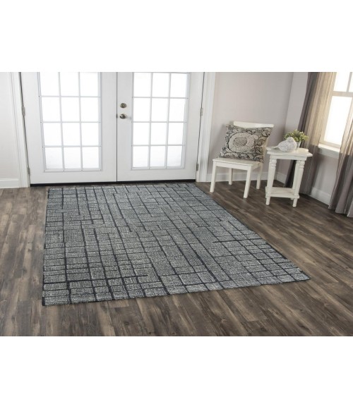 Rugs Town Wondrous Charcoal Rug 111113 8 ft. 6 in. X 11 ft. 6 in. Rectangle - Rugs Town Rugs Town Wondrous Charcoal 111113 8 ft. 6 in. X 11 ft. 6 in. Rectangle Rug