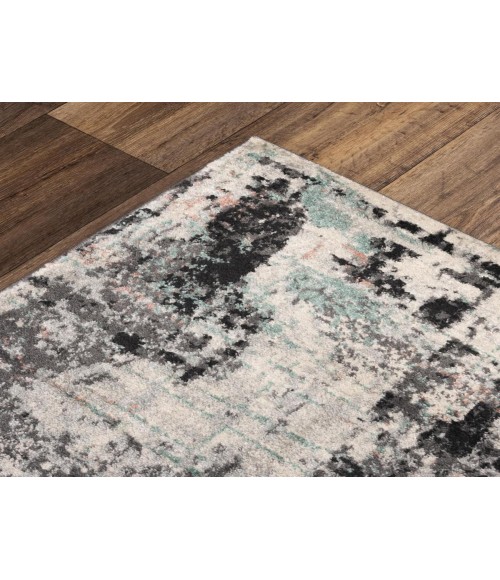 Rugs Town Lucid Light Grey Rug 113103 2 ft. 6 in. X 7 ft. 6 in. Rectangle - Rugs Town Rugs Town Lucid Light Grey 113103 2 ft. 6 in. X 7 ft. 6 in. Rectangle Rug