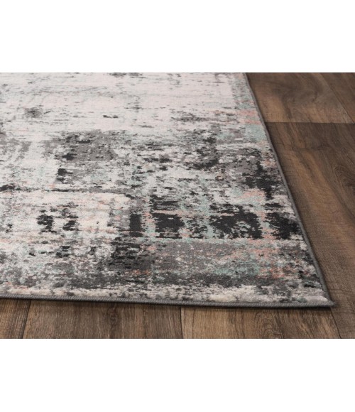 Rugs Town Lucid Light Grey Rug 113103 2 ft. 6 in. X 7 ft. 6 in. Rectangle - Rugs Town Rugs Town Lucid Light Grey 113103 2 ft. 6 in. X 7 ft. 6 in. Rectangle Rug