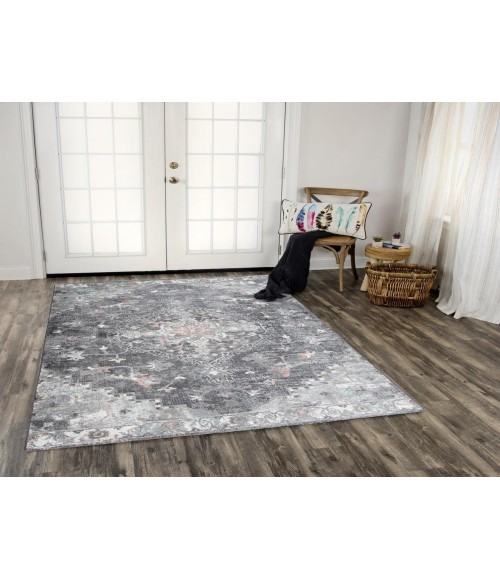 Rugs Town Lucid Charcoal 113106 8 ft. X 10 ft. Rectangle Rug