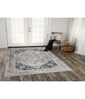 Rugs Town Lucid Black 113107 5 ft. 2 in. X 7 ft. 6 in. Rectangle Rug