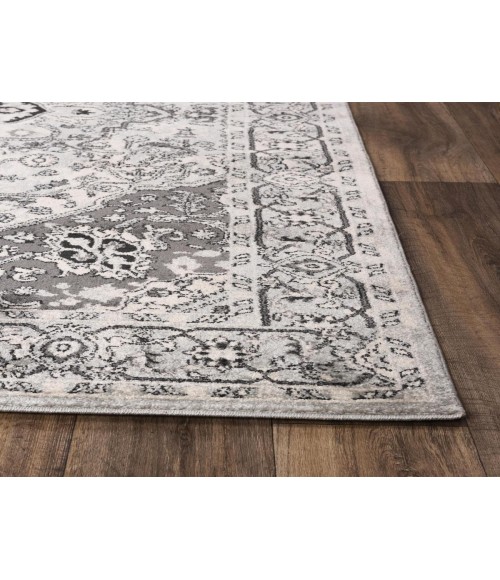 Rugs Town Lucid Light Grey 113108 2 ft. 6 in. X 7 ft. 6 in. Rectangle Rug