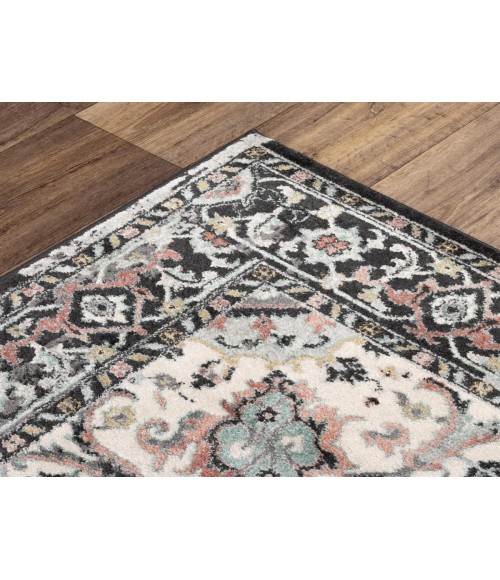 Rugs Town Lucid Charcoal Rug 113109 8 ft. X 10 ft. Rectangle - Rugs Town Rugs Town Lucid Charcoal 113109 8 ft. X 10 ft. Rectangle Rug