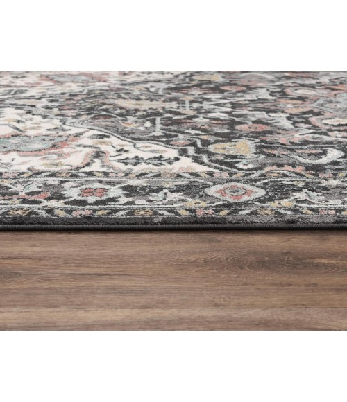 Rugs Town Lucid Charcoal Rug 113109 8 ft. X 10 ft. Rectangle - Rugs Town Rugs Town Lucid Charcoal 113109 8 ft. X 10 ft. Rectangle Rug