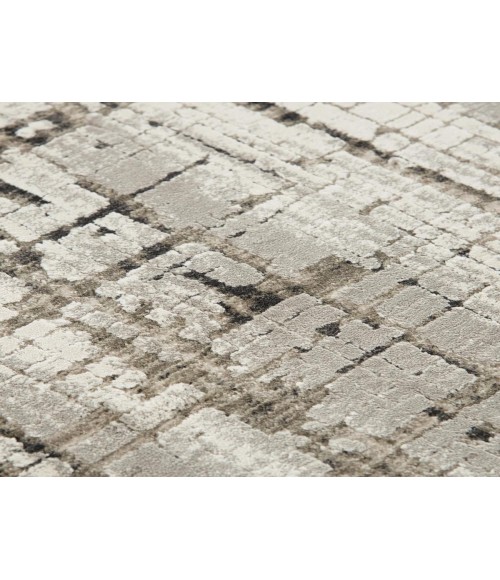 Rugs Town Graystone Ivory 114106 6 ft. 7 in. X 9 ft. 6 in. Rectangle Rug