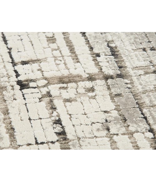 Rugs Town Graystone Ivory 114106 6 ft. 7 in. X 9 ft. 6 in. Rectangle Rug