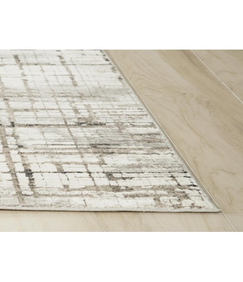 Rugs Town Graystone Ivory 114106 6 ft. 7 in. X 9 ft. 6 in. Rectangle Rug