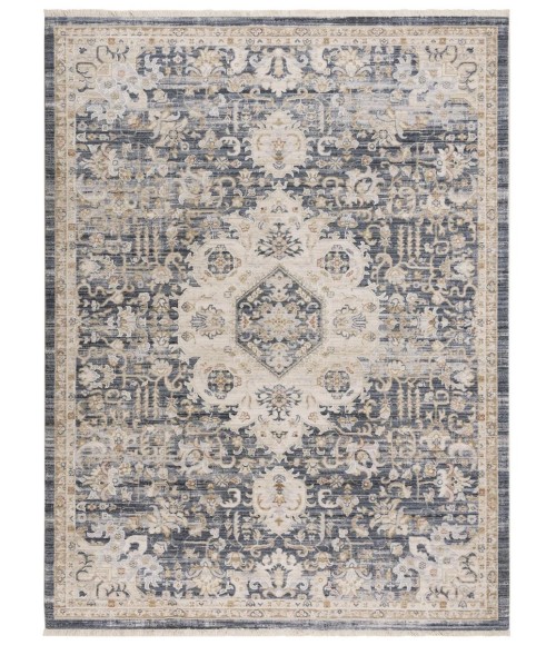 Rugs Town Poppy Blue Rug 115101 7 ft. 10 in. X 9 ft. 10 in. Rectangle - Rugs Town Rugs Town Poppy Blue 115101 7 ft. 10 in. X 9 ft. 10 in. Rectangle Rug