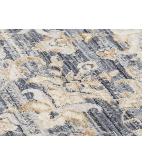 Rugs Town Poppy Blue Rug 115101 7 ft. 10 in. X 9 ft. 10 in. Rectangle - Rugs Town Rugs Town Poppy Blue 115101 7 ft. 10 in. X 9 ft. 10 in. Rectangle Rug