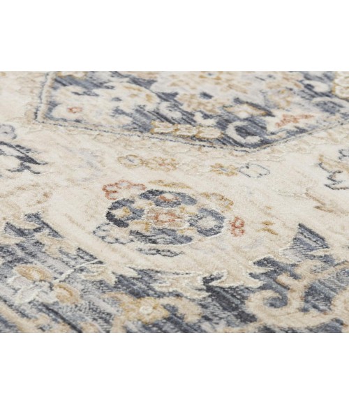 Rugs Town Poppy Blue Rug 115101 7 ft. 10 in. X 9 ft. 10 in. Rectangle - Rugs Town Rugs Town Poppy Blue 115101 7 ft. 10 in. X 9 ft. 10 in. Rectangle Rug