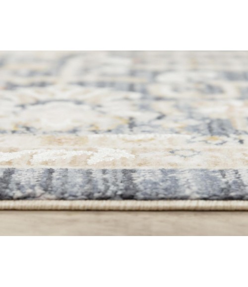 Rugs Town Poppy Blue Rug 115101 7 ft. 10 in. X 9 ft. 10 in. Rectangle - Rugs Town Rugs Town Poppy Blue 115101 7 ft. 10 in. X 9 ft. 10 in. Rectangle Rug