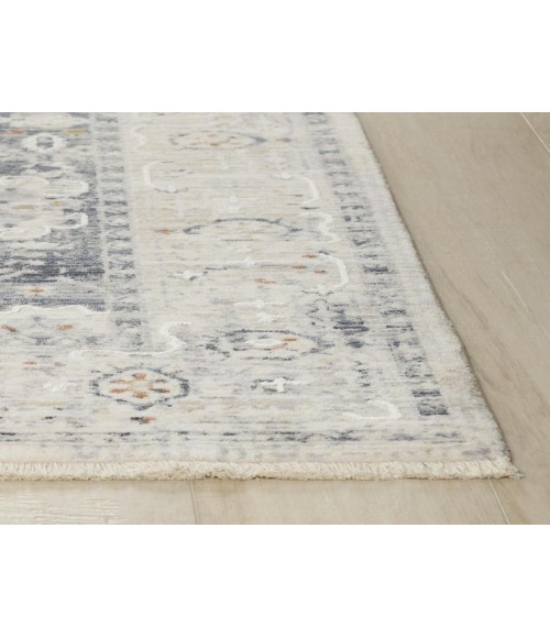 Rugs Town Poppy Ivory 115102 3 ft. 11 in. X 5 ft. 6 in. Rectangle Rug