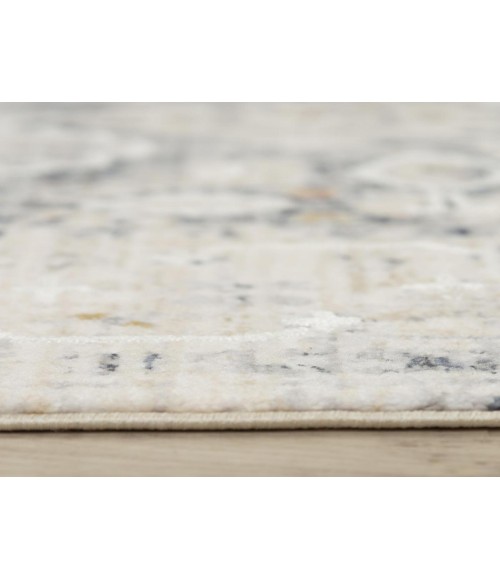 Rugs Town Poppy Ivory 115102 3 ft. 11 in. X 5 ft. 6 in. Rectangle Rug