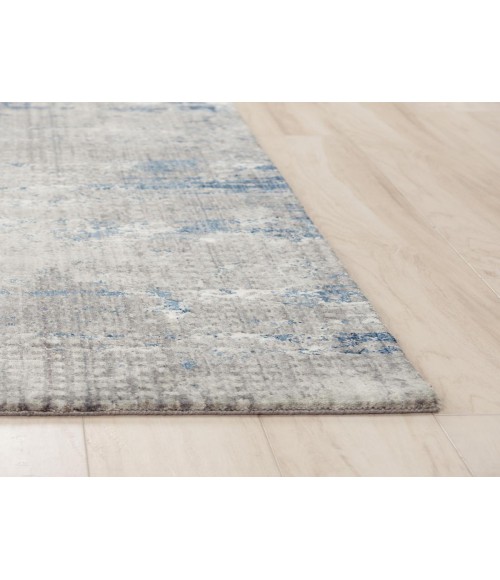Rugs Town Cara Grey/ Blue 120735 10 ft. X 13 ft. Rectangle Rug