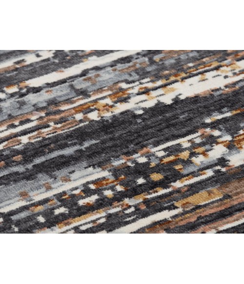 Rugs Town Jade Charcoal 123734 8 ft. X 10 ft. Rectangle Rug
