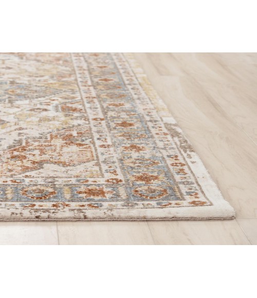 Rugs Town Jade Ivory/ Multi 123737 9 ft. X 12 ft. Rectangle Rug
