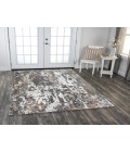 Rugs Town Lake Grey/ Multi 124736 8 ft. X 10 ft. Rectangle Rug