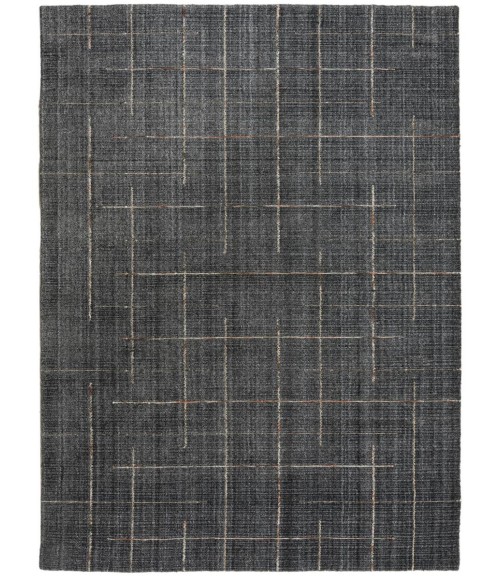 Rugs Town Chic Charcoal 125107 7 ft. 6 in. X 9 ft. 6 in. Rectangle Rug
