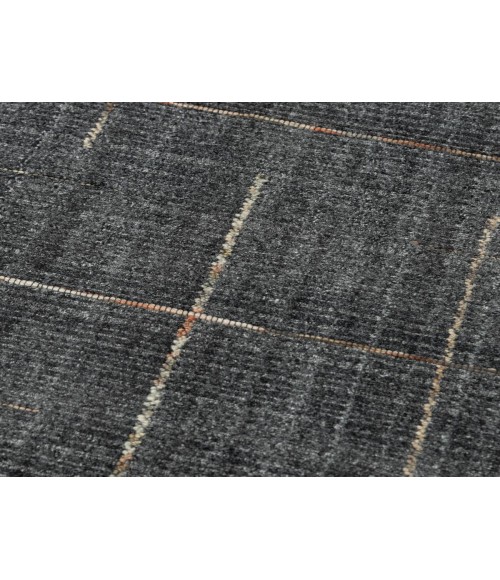 Rugs Town Chic Charcoal 125107 7 ft. 6 in. X 9 ft. 6 in. Rectangle Rug