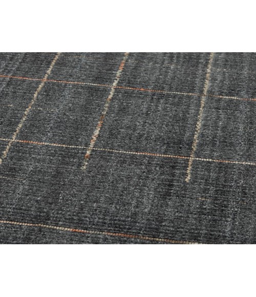 Rugs Town Chic Charcoal 125107 7 ft. 6 in. X 9 ft. 6 in. Rectangle Rug