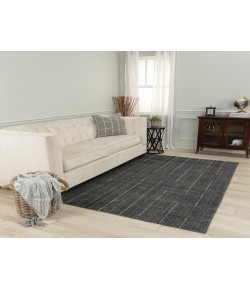 Rugs Town Chic Charcoal 125107 7 ft. 6 in. X 9 ft. 6 in. Rectangle Rug