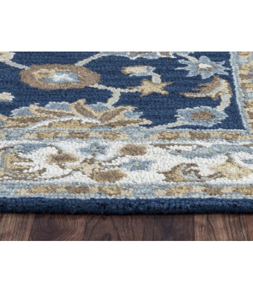 Rugs Town Crypt Blue Rug CY1004 2 ft. 6 in. X 8 ft. Rectangle - Rugs Town Rugs Town Crypt Blue CY1004 2 ft. 6 in. X 8 ft. Rectangle Rug
