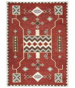 Rugs Town Durango Red DR1007 8 ft. X 11 ft. Rectangle Rug
