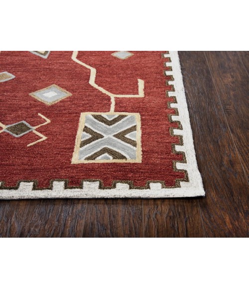 Rugs Town Durango Red DR1007 8 ft. X 11 ft. Rectangle Rug