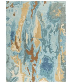 Rugs Town Flare Blue FR1001 10 ft. X 13 ft. Rectangle Rug