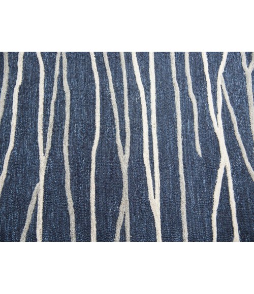 Rugs Town Geneva Navy GN1014 2 ft. 6 in. X 8 ft. Rectangle Rug