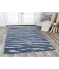 Rugs Town Geneva Navy GN1014 2 ft. 6 in. X 8 ft. Rectangle Rug
