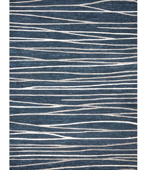 Rugs Town Geneva Navy GN1014 2 ft. 6 in. X 8 ft. Rectangle Rug