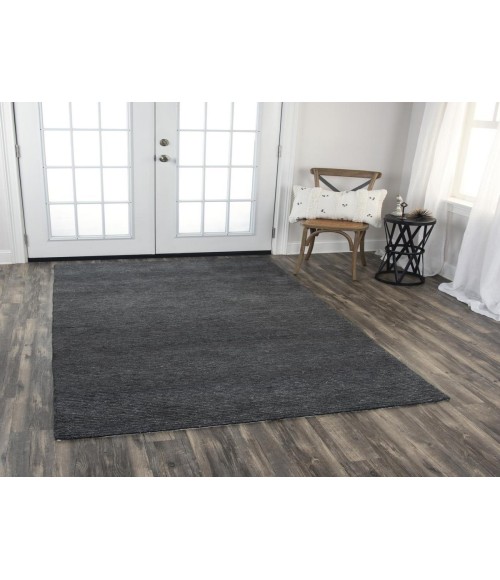 Rugs Town Luna Charcoal LNA103 8 ft. 6 in. X 11 ft. 6 in. Rectangle Rug