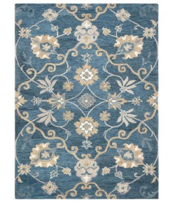 Rugs Town Napoli Blue NP1003 5 ft. X 8 ft. Rectangle Rug