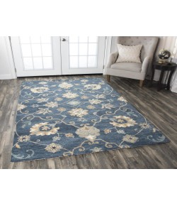 Rugs Town Napoli Blue NP1003 5 ft. X 8 ft. Rectangle Rug