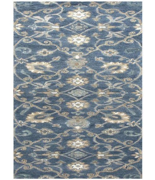 Rugs Town Napoli Blue Rug NP1003 2 ft. 6 in. X 8 ft. Rectangle - Rugs Town Rugs Town Napoli Blue NP1003 2 ft. 6 in. X 8 ft. Rectangle Rug