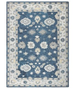 Rugs Town Napoli Blue NP1020 9 ft. X 12 ft. Rectangle Rug